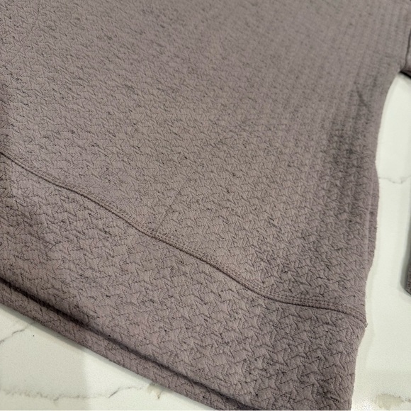 RBX Women’s Turtleneck Textured Pullover Sweatshirt Lavender Size Small - Picture 2 of 9